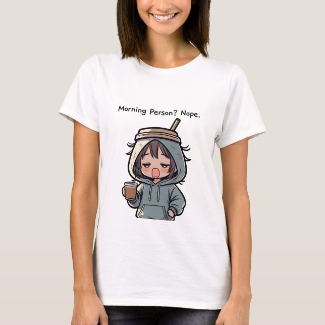 Camiseta Morning Person? Nope (Frente)
