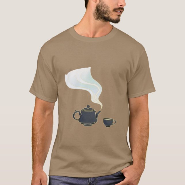Camiseta Morning Tea Vibes Tee – Cute Cup & Jug Design (Frente)