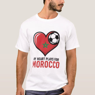 Camiseta Moroccan Flag Football Passion Design