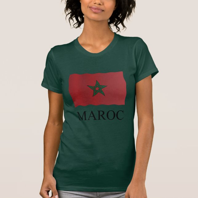 Camiseta Morocco flag (Frente)