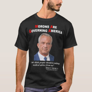 Camiseta Morons governam a América RFK Jr MAHA MAGA