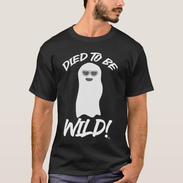 Camiseta Morreu como Slogan do Fantasma Selvagem (Frente)