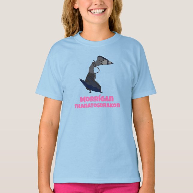 Camiseta Morrigan o Dinossauro Thanatosdrakon (Frente)