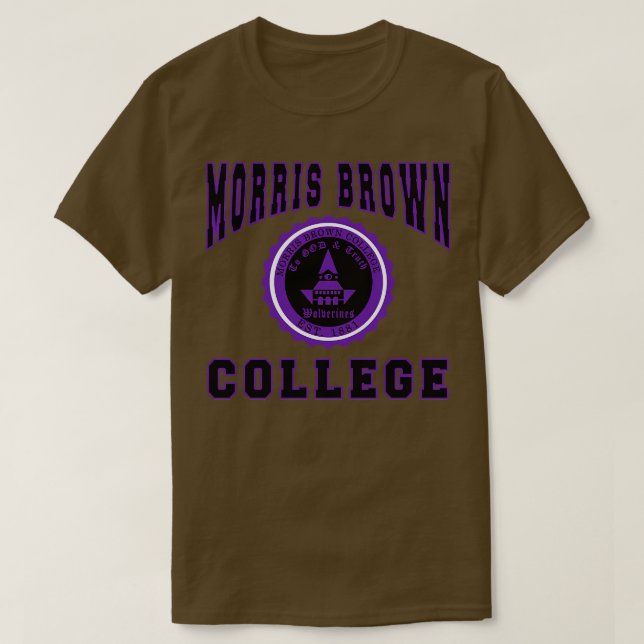 Camiseta Morris Brown 1881 College Roupa 4 (Frente do Design)