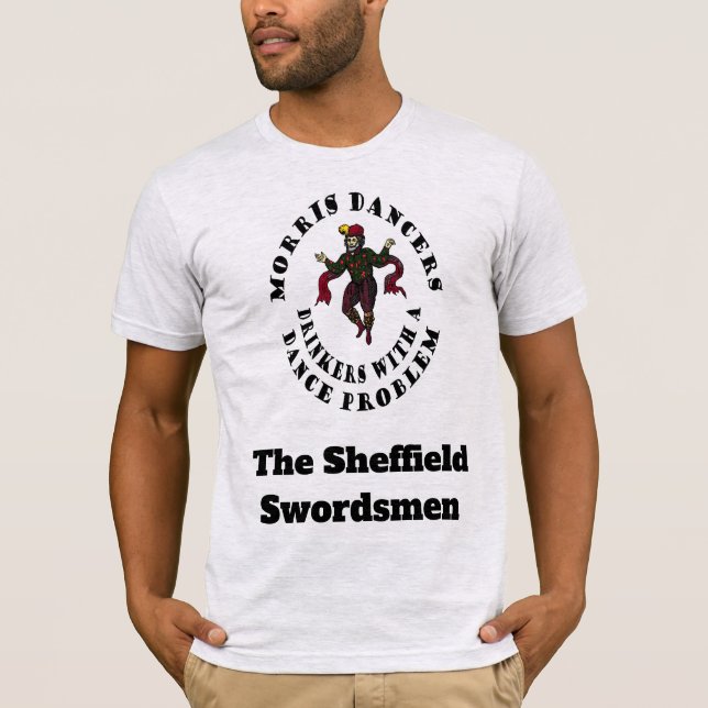 Camiseta Morris Dancers Drinkers With A Dance Problem (Frente)