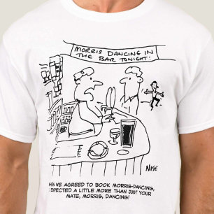 Camiseta Morris Dancing em um bar