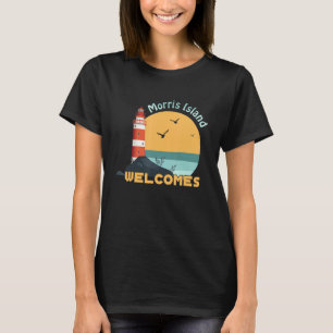 Camiseta Morris Island Welcome Lighthouse O Farol