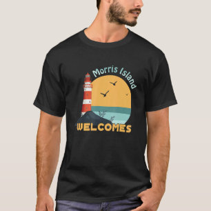 Camiseta Morris Island Welcome Lighthouse O Farol