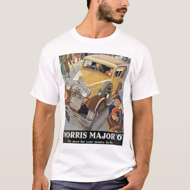 Camiseta Morris Major '6' Ad Automóvel (Frente)