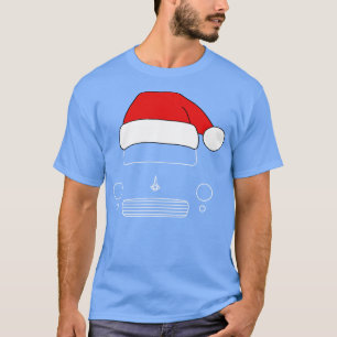 Camiseta Morris Secundário clássico de chapéu de Natal bran