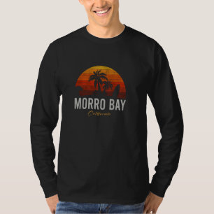 Camiseta Morro Bay California Retro Surfer Vintage Beach