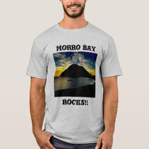 Camiseta Morro Bay Rocks! Saco refletindo a vida útil do SL