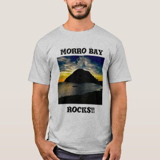 Camiseta Morro Bay Rocks! Saco refletindo a vida útil do SL