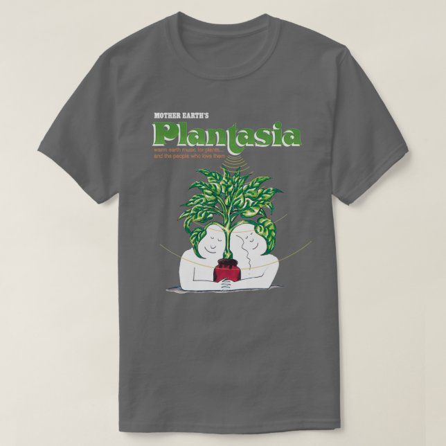 Camiseta Mort Garson Plantasia Pai único para masculinos (Frente do Design)