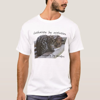 Camiseta Mortalidade evoluída. Cuteness. acidental