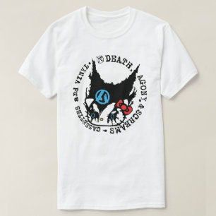 Camiseta Morte, Agonia, & Gritos Fitas Cassete e Vinil