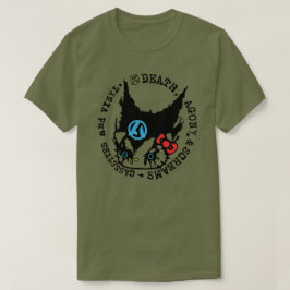 Camiseta Morte, Agonia, & Gritos Fitas Cassete e Vinil 