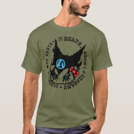 Camiseta Morte, Agonia, & Gritos Fitas Cassete e Vinil 
