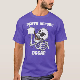 Camiseta Morte antes do Amor por Café Descafeinado