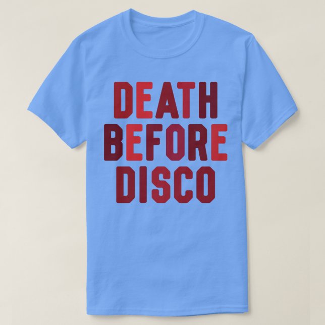 Camiseta Morte Antes Do Disco (Frente do Design)