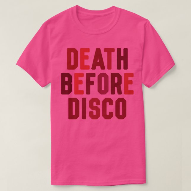 Camiseta Morte Antes Do Disco (Frente do Design)