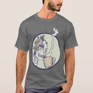 Camiseta Morte antes do Esqueleto de Decaf