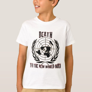 CAMISETA MORTE AO ORDEM MUNDIAL NOVO