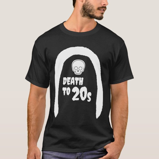 Camiseta Morte ao Partido Funeral aniversário de 30 anos Ne (Frente)
