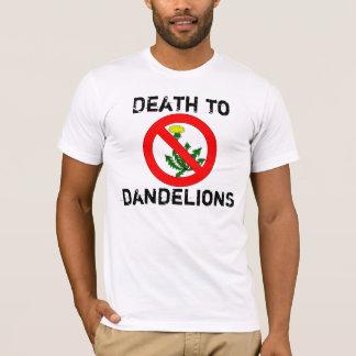 Camiseta Morte ao t-shirt dos dentes-de-leão