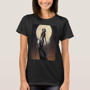 Camiseta Morte Assustadora Pesadelos Fada Fada Horror Hallo
