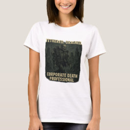 Camiseta Morte Corporativa Profissional Zumbi Vida de Escri