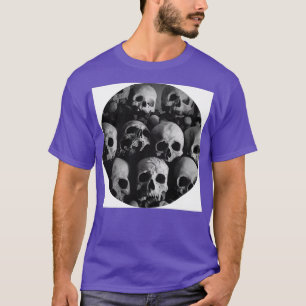 Camiseta morte crônica anatomia da biologia do esqueleto