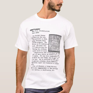 Camiseta Morte da constituição
