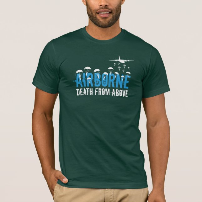 Camiseta Morte De Base Aérea Por Cima (Frente)