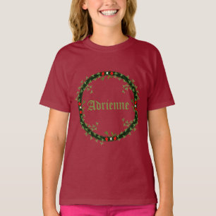 Camiseta Morte de Natal Gótica Personalizada