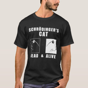 Camiseta Morte do Gato de Schrödinger ou Geek de Ciência Ne