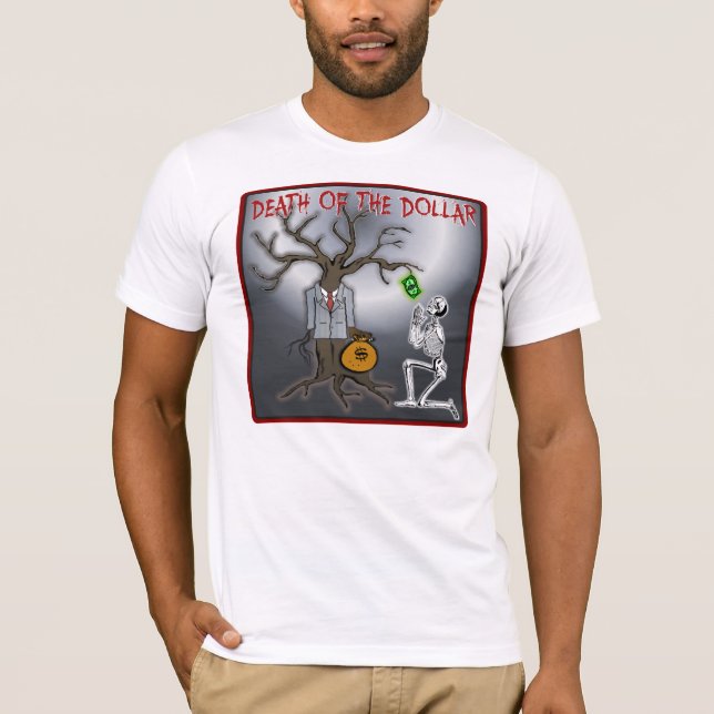 Camiseta Morte do t-shirt do dólar (Frente)