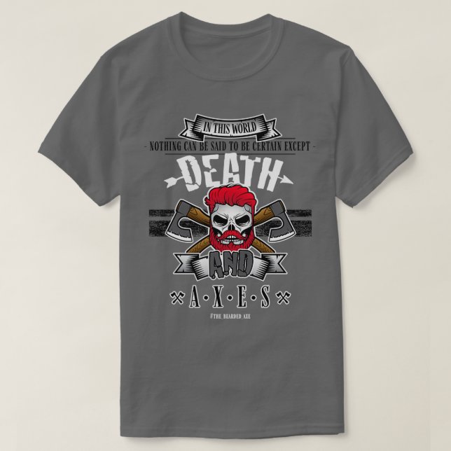 Camiseta Morte e Eixos (Frente do Design)