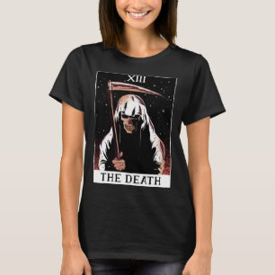 Camiseta Morte Esqueleto Sentido Ceifador Tarot Feitiçaria