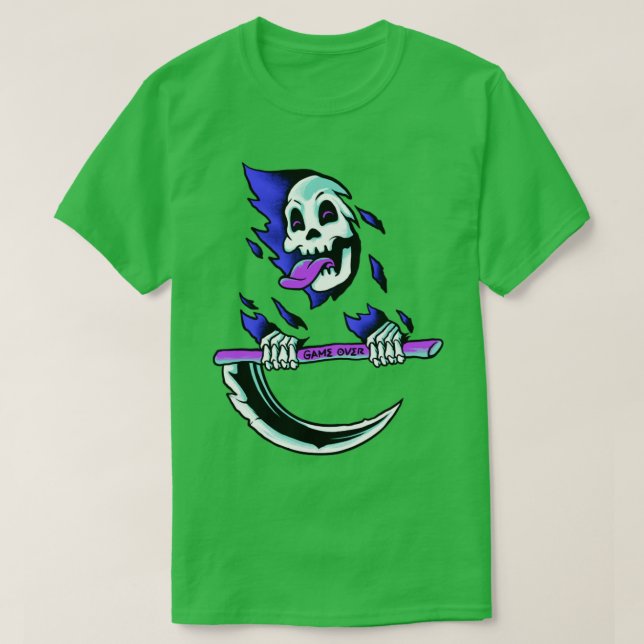 Camiseta morte feliz (Frente do Design)