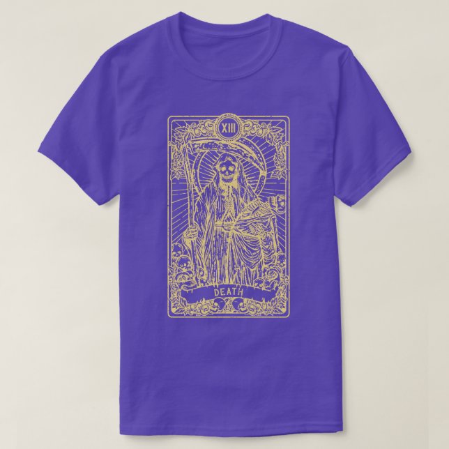 Camiseta Morte I Satanáic Tarot d I Fortune Teller (Frente do Design)