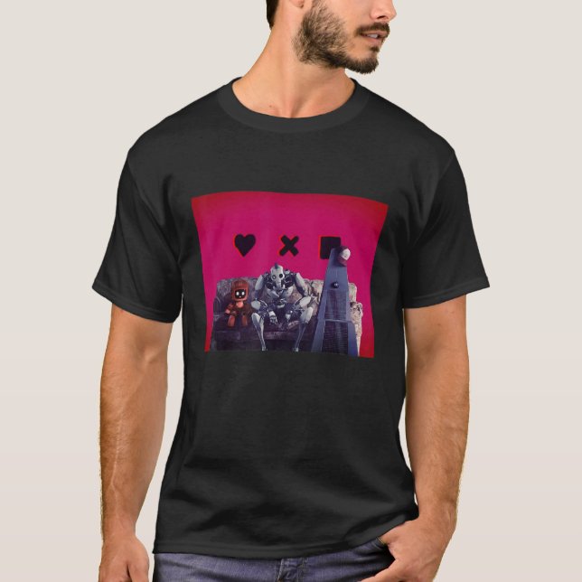 Camiseta Morte por amor e robô (Frente)