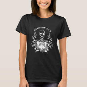 Camiseta Morte Por T B R Para Leitura Do Livro De Leitura B