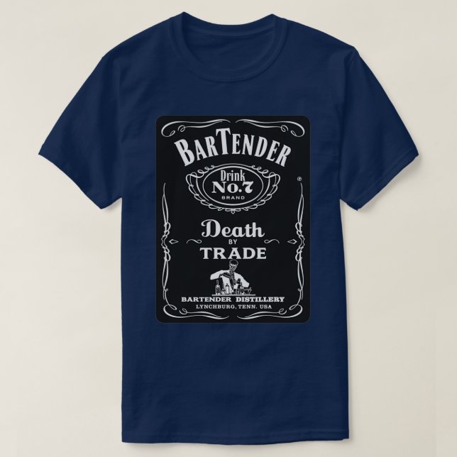 Camiseta Morte por Trade Barman art design (Frente do Design)