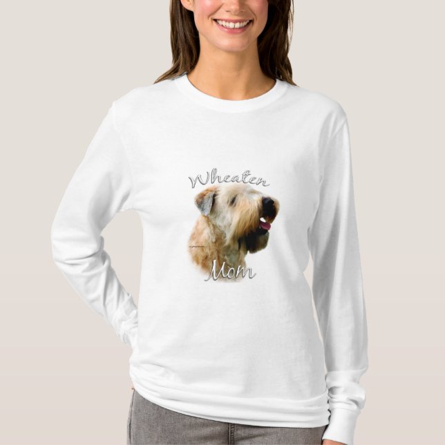 Camiseta Morte Revestida Suave Terrier Mãe 2 (Frente)
