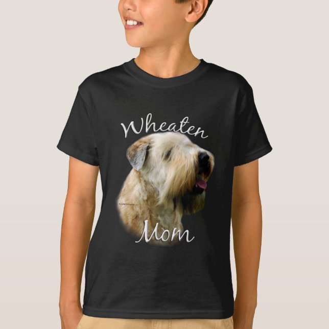 Camiseta Morte Revestida Suave Terrier Mãe 2 (Frente)