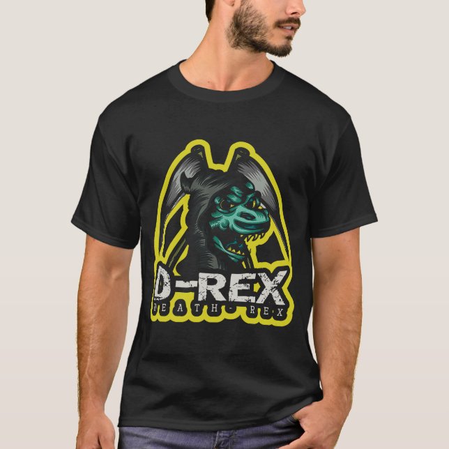 Camiseta Morte Rex Morte Rex Grim Reaper Figurume Halloween (Frente)