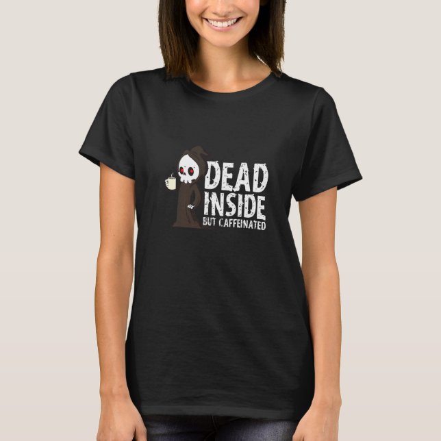 Camiseta Morto De Coffee Reaper, Mas Cafeado (Frente)