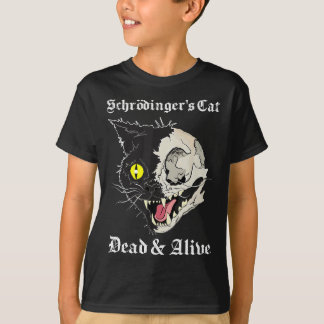 Camiseta Morto de Gato Negro de Schrodinger e Parada Quânti