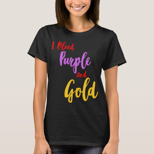 Camiseta Morto de Paixão Roxo e Dourado (Frente)